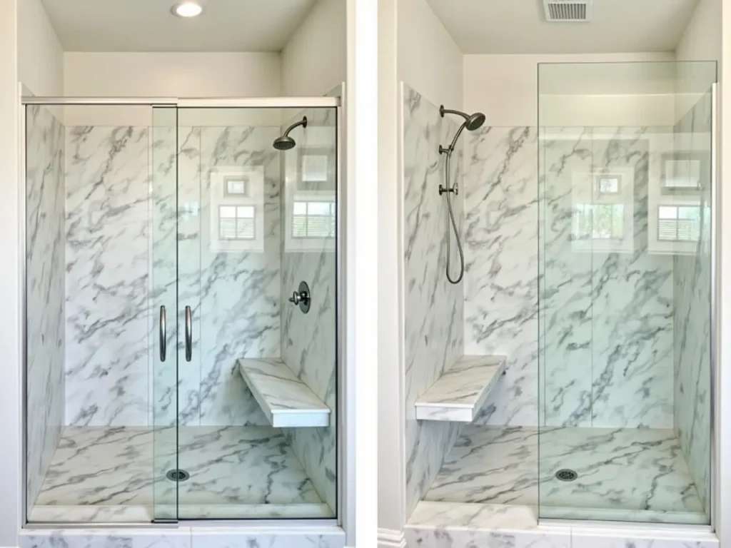 Bath Prime Shower Remodel in San Jose – Spa-Like Marble Design