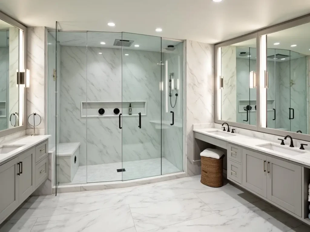 Bath Prime Shower Renovation in San Jose – Modern Steam Shower